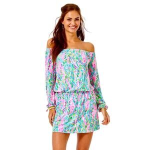 NWT Lilly Pulitzer Lana Skort Romper in Unicorn of the Sea size XS